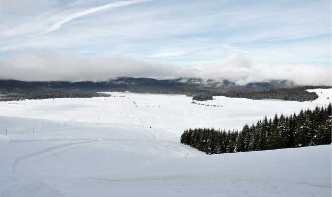 LA PIANA DI MARCÈSINA, IN INVERNO